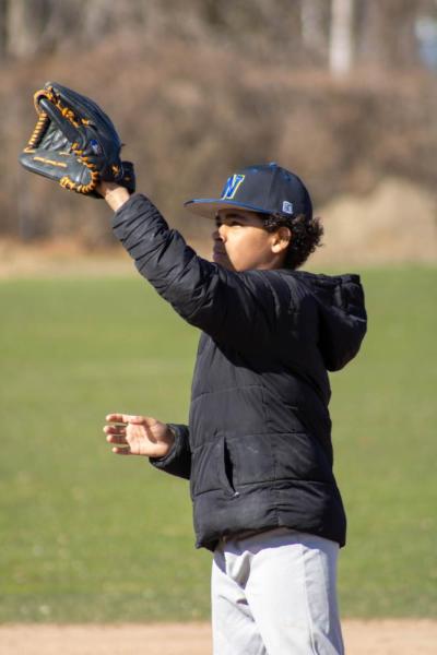 Leerik Cincotta waits for the pitch.