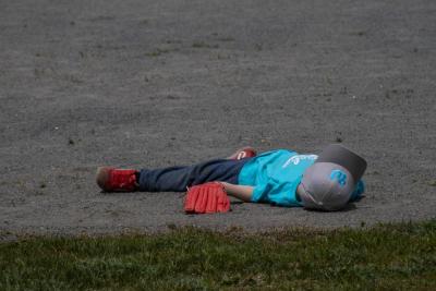 No nothing is wrong here-- it's just break time in the middle of the game.