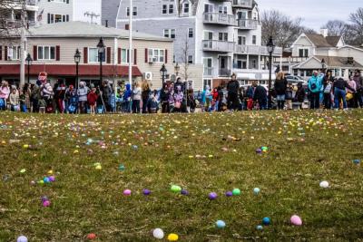 The thousands of eggs made Bayview all the more colorful.