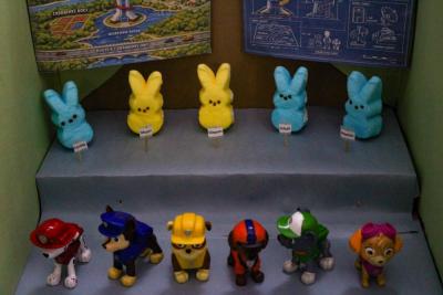 Members of the Planning Board team up with Paw Patrol.