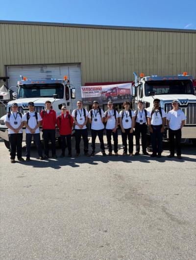 The skills competition students.