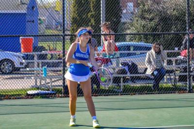 Pina-Monteiro looks down court. 