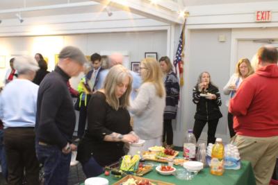 Guests enjoyed a variety of refreshments during the event.