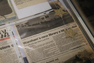 A newspaper clipping from the grand opening 35 years ago.