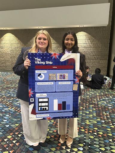 From left, Savannah Varden and Siya Patel.