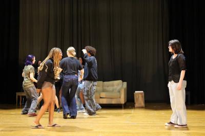 Cady Heron, right, gets bullied by Regina George, left.