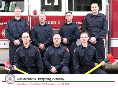 Wareham Fire Academy recruits. Photo source: Massachusetts Firefighting Academy 
