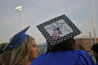 A cap commemorating an old friend. 