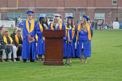 The Class Officers speak. 