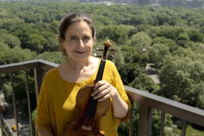 Ariadne Daskalakis is the director of Music from Land's End, and will also play violin in the shows. Photo source: Miles Haber