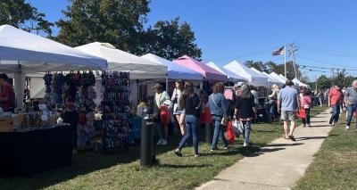 Hundreds of people attended the fair at Besse park.