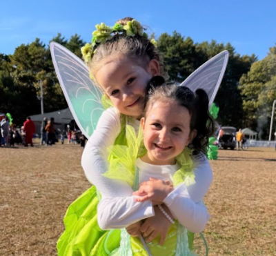 Quinn and Avery Hagerty in Halloween costumes. Photos source: Lynn Spinola