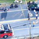 The accident left one other motorcyclist with minor injuries.