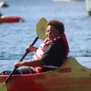 Kingston Maxwell paddles on.