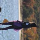 Witchy waves are made via the paddleboard. 