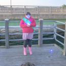 Ainslee Manduca stands proud with her lights.