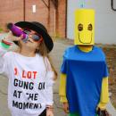 Charlotte Rodrigues and Sebastian Baptiste as Taylor Swift and a Roblox avatar.