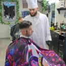 Ethan the barber-turned chef brings the Halloween spirit to the barbershop.