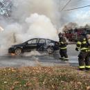  The car was a 2017 Ford Fusion. Photo Source: Wareham Fire Department