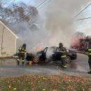 Upper Cape Reality sustained minor cosmetic damage to the building. Photo Source: Wareham Fire Department