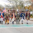 The minutemen march forward.