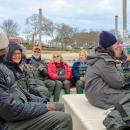 The boat was filled with participants. 