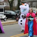 Anna from Frozen making a pit stop in Wareham.