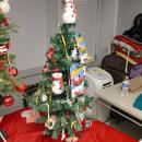 A tiny tree at Trinity Christian Church.