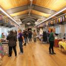 The Onset Bay Center bustling with patrons.