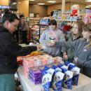 The group receives a sale from a customer.