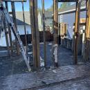 The second floor during construction. Photo source: Bill Bachant