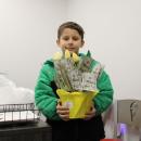 Will Boucher and his bouquet of $100 bills. Photos by Brandy Muz