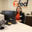 Julia Pedro ready to serve guests.