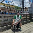 Johnny Santoro and Estia. Photo source: Gofundme