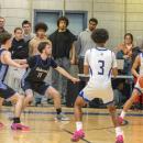 Cisco Monteiro, right, looks to make a play. 