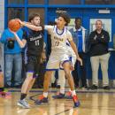 Coleman Brito snags the ball. 