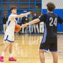 Orne signals to a teammate. 