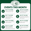 A calendar of events for the Wareham Land Trust in May, the text details can be read in the text of the post.