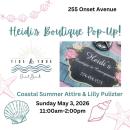 Heidi's Boutique Clothing Pop Up at Tide & True May 3rd