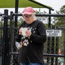 Sally Morrison thanks paw-tiers for coming to the celebration. 