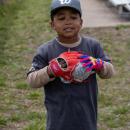 Mateo Ritchie all smiles after his game.