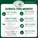A calendar of events for the Wareham Land Trust in June, part 1, these text details can be read in the text of the post.