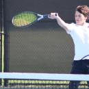 Brett Brophy has his eye on the ball.