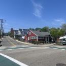 Pour Farm with the Wareham Village Funeral Home behind it.
