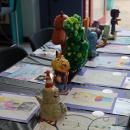 These monsters were imagine by elementary schoolers and brought to life by high school artists.