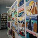 Walls of art were displayed at the high school on Thursday, May 21