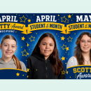 Joy Allen, Alivia Benitez-Gaudette and  Brianna Gabrey. Photo source: Wareham High School