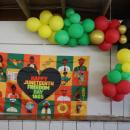 Balloons and banner