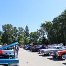 Cars in rows