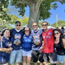 The Nascimento family reunion. From left to right: Nicaeyla Pires, Desmond Nascimento, Melissa Nascimento, René Nascimento, Jayden Nascimento, Tanya Pires. Photo by Christian Uva